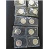 Image 2 : (20) 1963-1965 Silver Canadian 25 Cent Coins , (20) 