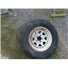 Image 1 : 2 Trailer Tires and Rims ST 225 75 R15
