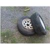 Image 2 : 2 Trailer Tires and Rims ST 225 75 R15