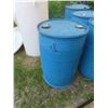 Image 2 : (4) 45 Gal Blue Poly Barrels