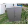 Image 1 : 2 Door Metal Office Cabinet 42'' x 16'' x 4' 