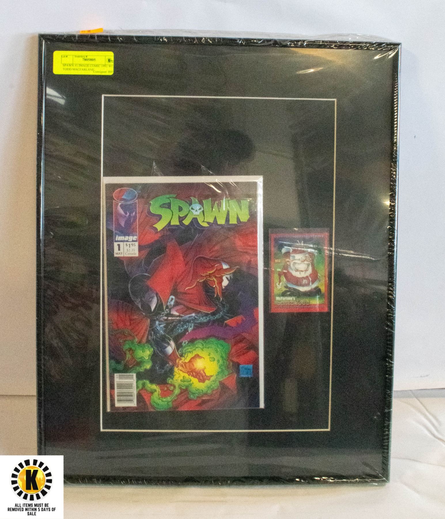 SPAWN #1 IMAGE COMIC 1992 WITH TODD MACFARLANE