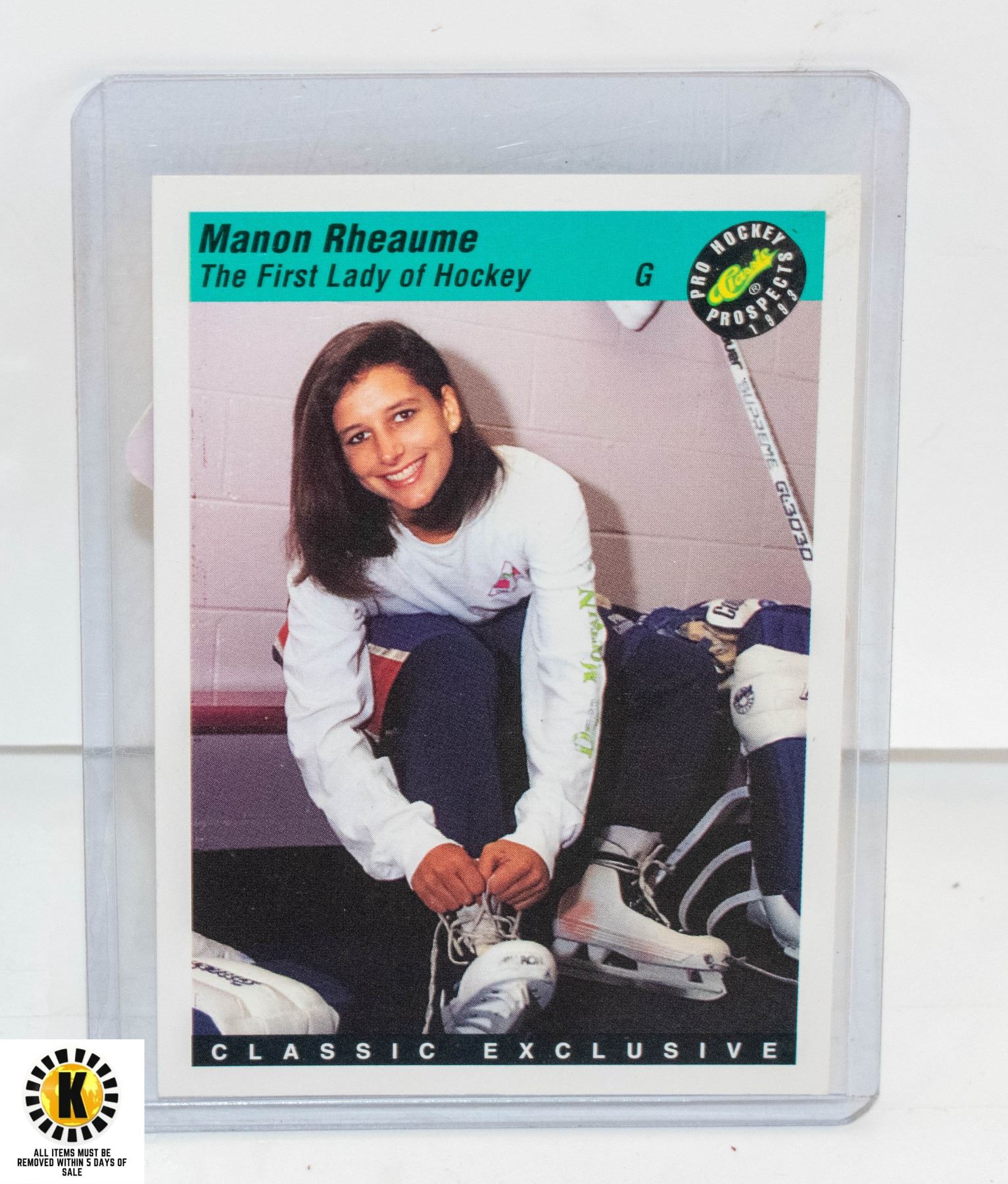 1993 CLASSIC MANON RHEAUME #3 - Test Site