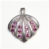 Image 1 : S357-123 SILVER GARNET(1.1CT) PENDANT