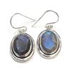 Image 1 : S357-120 SILVER LABRADORITE EARRINGS