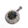 Image 1 : S357-149 SILVER GEMSTONE PENDANT