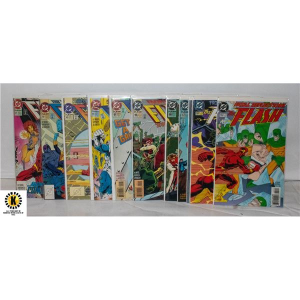 DC FLASH #81-105 COMIC LOT, 1987