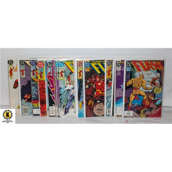 DC FLASH #34-79 COMIC LOT, 1987