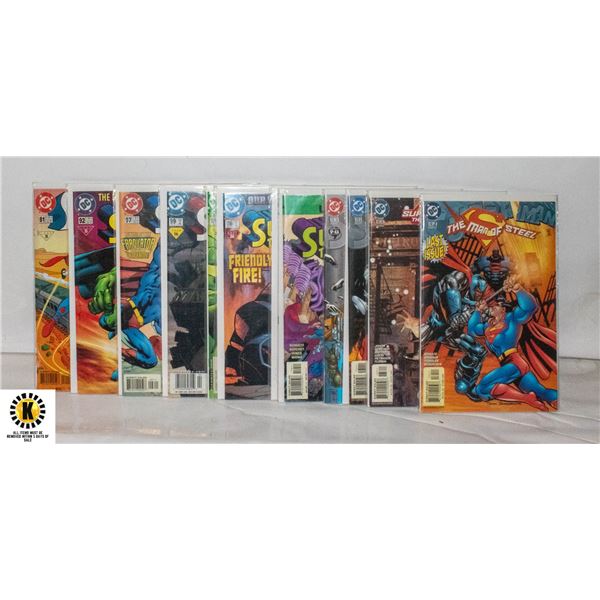 DC SUPERMAN MAN OF STEEL #81-134 COMIC LOT
