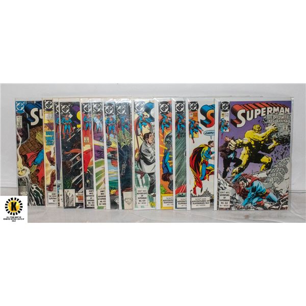DC SUPERMAN #26-40 COMIC LOT