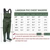 Image 2 : NEW PAIR OF LANGXUN CHEST WADERS FOR 12/13