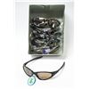 Image 2 : 12 PAIRS BLACK WITH BROWN LENS SPORT SUNGLASSES