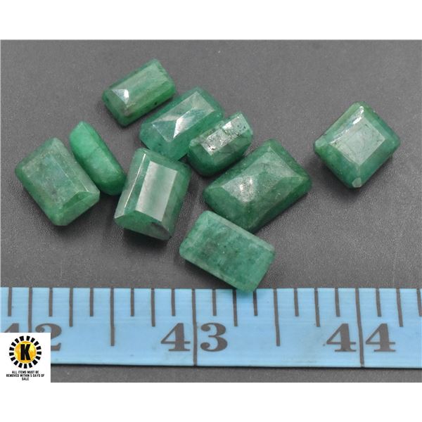 #87-GREEN EMERALD GEMSTONE 54.50CT