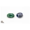 #56-GENUINE EMERALD & SAPPHIRE  GEMSTONE 72.5 CT