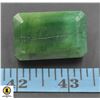 Image 1 : #92-GREEN EMERALD GEMSTONE 128.10CT