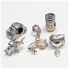 S357-140 SILVER PACK OF 5 PANDORA STYLE BEADS