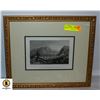 Image 1 : FRAMED PRINT TOWN OF LUGANO 16"X14"