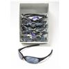 12  PAIRS OF BLACK WITH SMOKEY LENS SPORT SUNGLASS