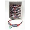 Image 1 : 12 PAIRS OF RED SPORT SUNGLASSES