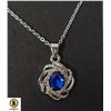 OVAL BLUE COLORED CENTER WITH