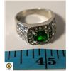 Image 1 : MENS 1.0 CT GREEN TONE CENTER