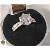 CERTIFIED LADIES 2.0 CT CZ CENTER CZ WITH