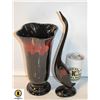 Image 1 : VINTAGE CANADIAN POTTERY CRANE & VASE