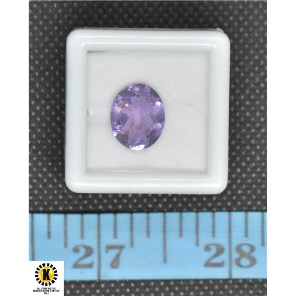 #145-NATURAL PURPLE AMETHYST GEMSTONE 3.90CT