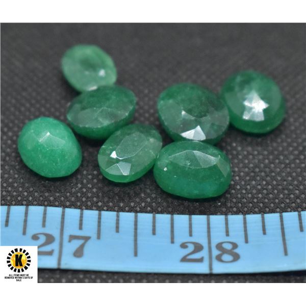 #02-GENUINE GREEN JADEITED GEMSTONE 57.20CT