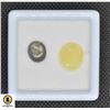 Image 1 : #198-NATURAL SAPPHIRE 3.95 CT & YELLOW OPAL 4.0CT