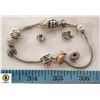 PANDORA BRACELET WITH .925 SILVER CHARMS