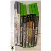 EIGHT ORIGINAL XBOX GAMES