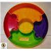 5 PC CONDIMENT PUZZLE TRAY