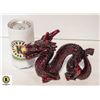 Image 1 : RED DRAGON STATUE