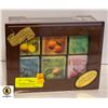 Image 1 : CELEBRATION WOOD TEA CHEST WITH ASSORTED TEAS