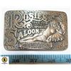 Image 1 : BRASS BELT BUCKLE "ROSIES" GOOD TIMES EMPORIUM