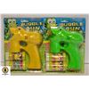 Image 1 : 2 NEW BUBBLE GUN TOYS W/ COLOURED LIGHTS & MUSIC