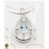Image 1 : #19-SKY BLUE TOPAZ PENDANT