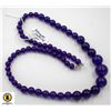 Image 1 : #177-NATURAL PURPPLE JADE NECKLACE