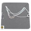 Image 1 : #44-STERLING SILVER NECKLACE  18"/2PCS