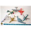 7 VINTAGE DIECAST MILITARY PLANES