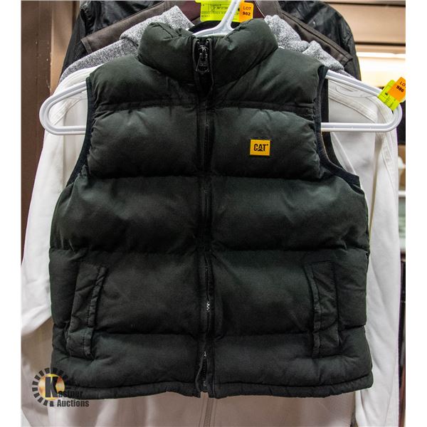 KIDS SZ 4 CATERPILLAR VEST