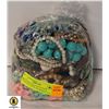 Image 1 : LARGE BAG FULL OF ESTATE UNSORTED JEWELRY-ESTATE