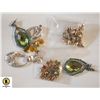 Image 1 : MULTI STONE NECKLACES & EARRINGS TOGETHER-ESTATE