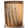 FLAT OF 4 NEW BARBEQUE TONGS