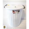 STERILITY 24 QT UTILITY GARBAGE CAN WITH LID