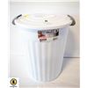 STERILITY 24 QT UTILITY GARBAGE CAN WITH LID