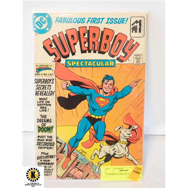 SUPERBOY FABULOUS FIRST ISSUE! 1