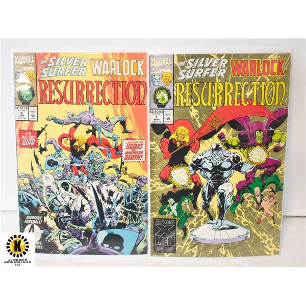 SILVER SURFER WARLOCK RESURRECTION 1,2