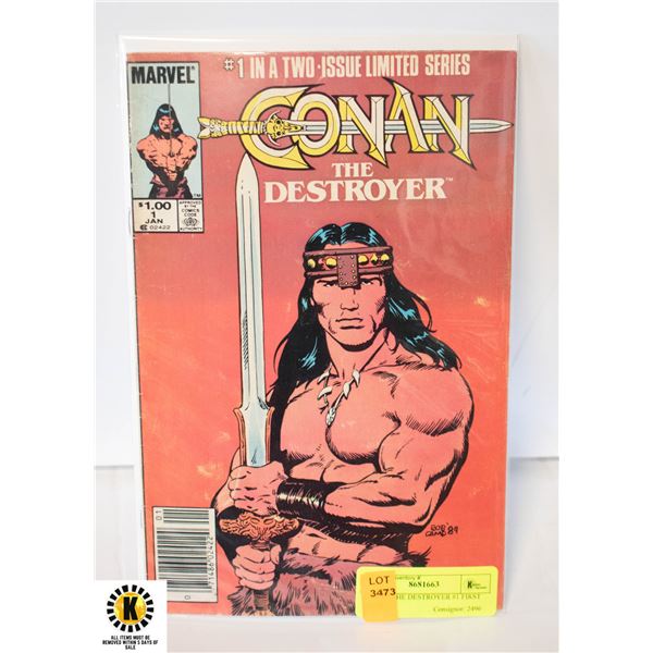 CONAN THE DESTROYER #1 FIRST ISSUE
